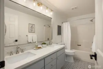 Recently updated bath.
