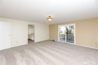 Main M bedroom toward M bath