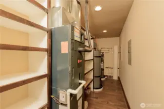 ADU pantry and mechanical room
