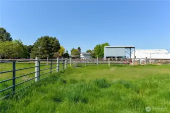 Looking N from mid-fence of pasture