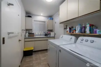 Unit A laundry room