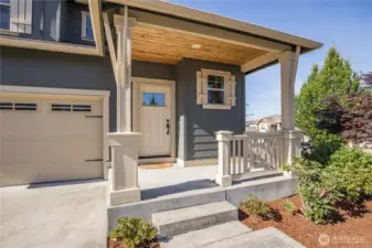 Covered front porch