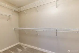 Primary walk-in closet