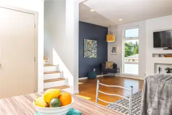 Living room view