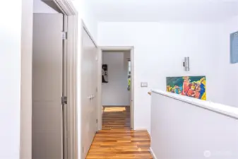 upper Bedrooms on opposite ends for privacy. Great for roomate situation