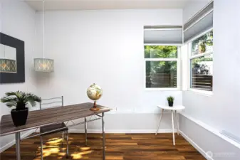 Lower level bedroom could be an office or bedroom has a spacious closet