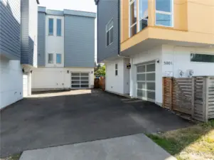 Attached garage