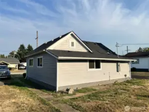 Rear of home