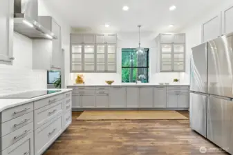 New remodeled kitchen with storage for days!
