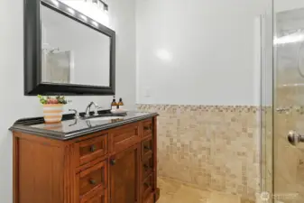 3/4 bath on main level