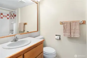 Bathroom off of the primary bedroom.