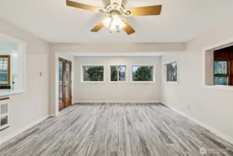 Open Living and Dining Rooms