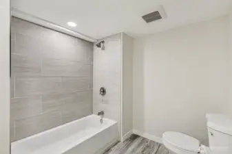 Lower Tub and Shower
