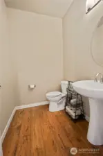 1/2 bath on main floor