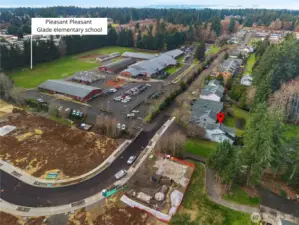 Pleasant Glade Elementary is just steps away!