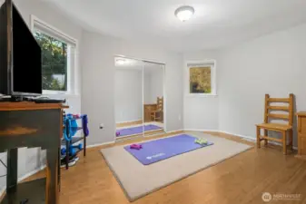 Versatile 4th bedroom perfect for a home office, gym, or playroom.