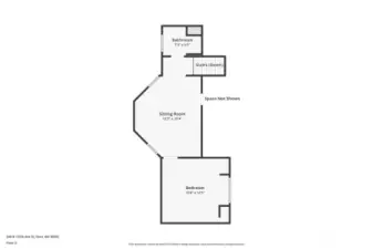 Lower level floor plan