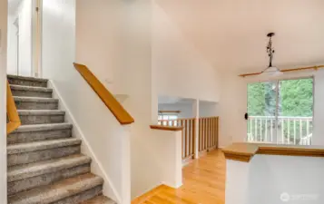 view from living room