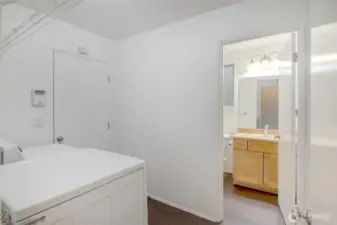 Laundry & lower bath