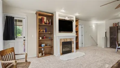 Easy access to the private covered balcony, perfect for enjoying fresh air and outdoor relaxation.