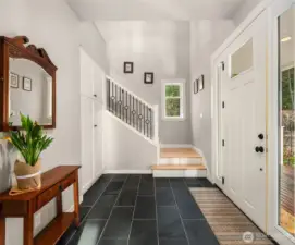 Stairway to upper level