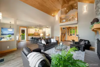 Beauty from every angle. Entry to great room, to kitchen.