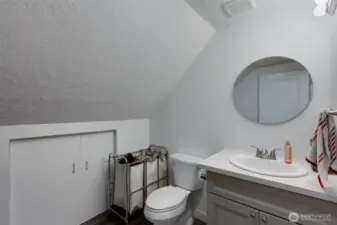 Unit B half bath