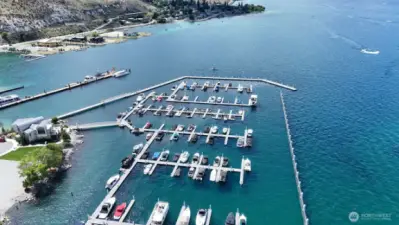 Sunset Marina Lake Chelan 33.58' Boat Slip - EDE2
