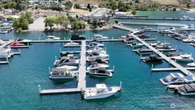 Sunset Marina Lake Chelan 33.58' Boat Slip - EDE2