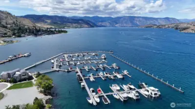 Sunset Marina Lake Chelan 33.58' Boat Slip - EDE2