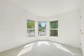 3rd bedroom separate from other living areas