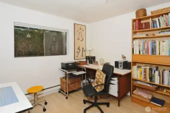 Office/art studio, second bedroom. Excellent natural light. Dimensions are 10' x 12' Archive photo.