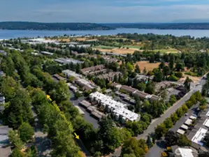 Overview of the Parkpoint community which borders the Burke-Gilman Trail.