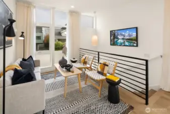 Comfortable open layout makes living and entertaining easy.