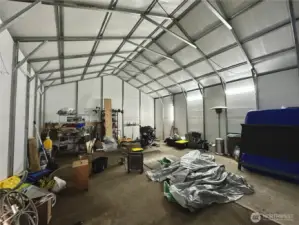 Inside shop, same insulation on other side.