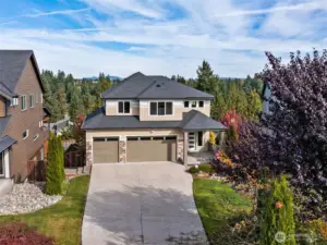 Plenty of off-street parking on your private driveway - all set back from the street for privacy and whatever you'll use the fabulous 3-car garage for!