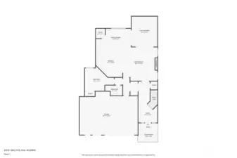 Main level floor plan highlighting the thoughtful layout and spacious living areas.