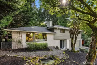 Peaceful setting that feels worlds away but located minutes from the revitalized Northgate district and light rail