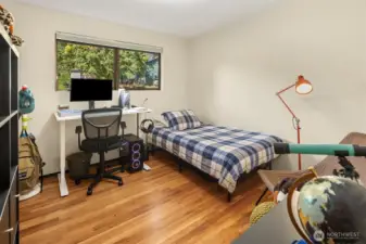 Bedroom 2 of 3 on the same level as the primary bedroom