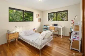 Bedroom 3 of 3 on the same level as the primary bedroom