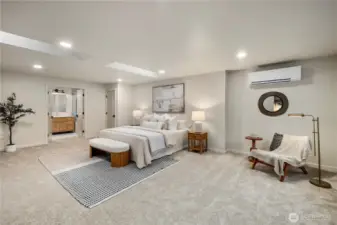 Retreat to your amazing primary suite on the upper floor.