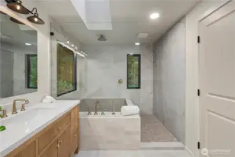 Spa inspired luxury primary bath