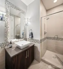 3/4 Bathroom on the main floor