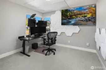 Third upstairs bedroom is currently used as an office.