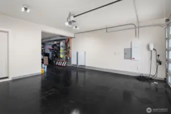 Tesla Powerwall 3 (x2) + Tesla Charger with PowerShare System  + 2 NEMA L-14/50 EV Charger Receptacles in spacious 3-car garage