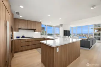 Huge Island with Seating