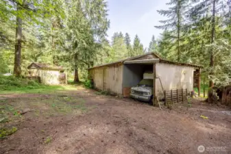 Rare find! A home that comes with a shop.