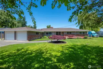 Beautiful MidCentury home on almost an acre just outside of town!