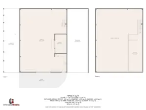 Layout of shop with dimensions