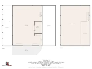 Layout of shop with dimensions